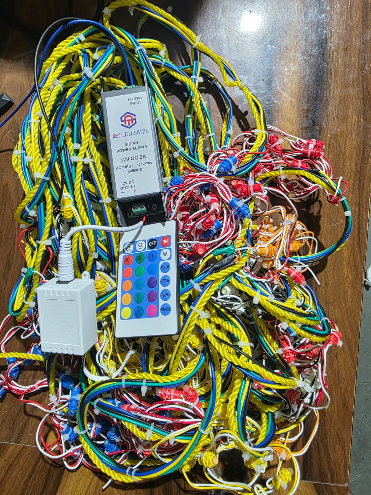 4x50 Feet Jhalar Light 12V Pixel Running Mode 1 Feet Gap