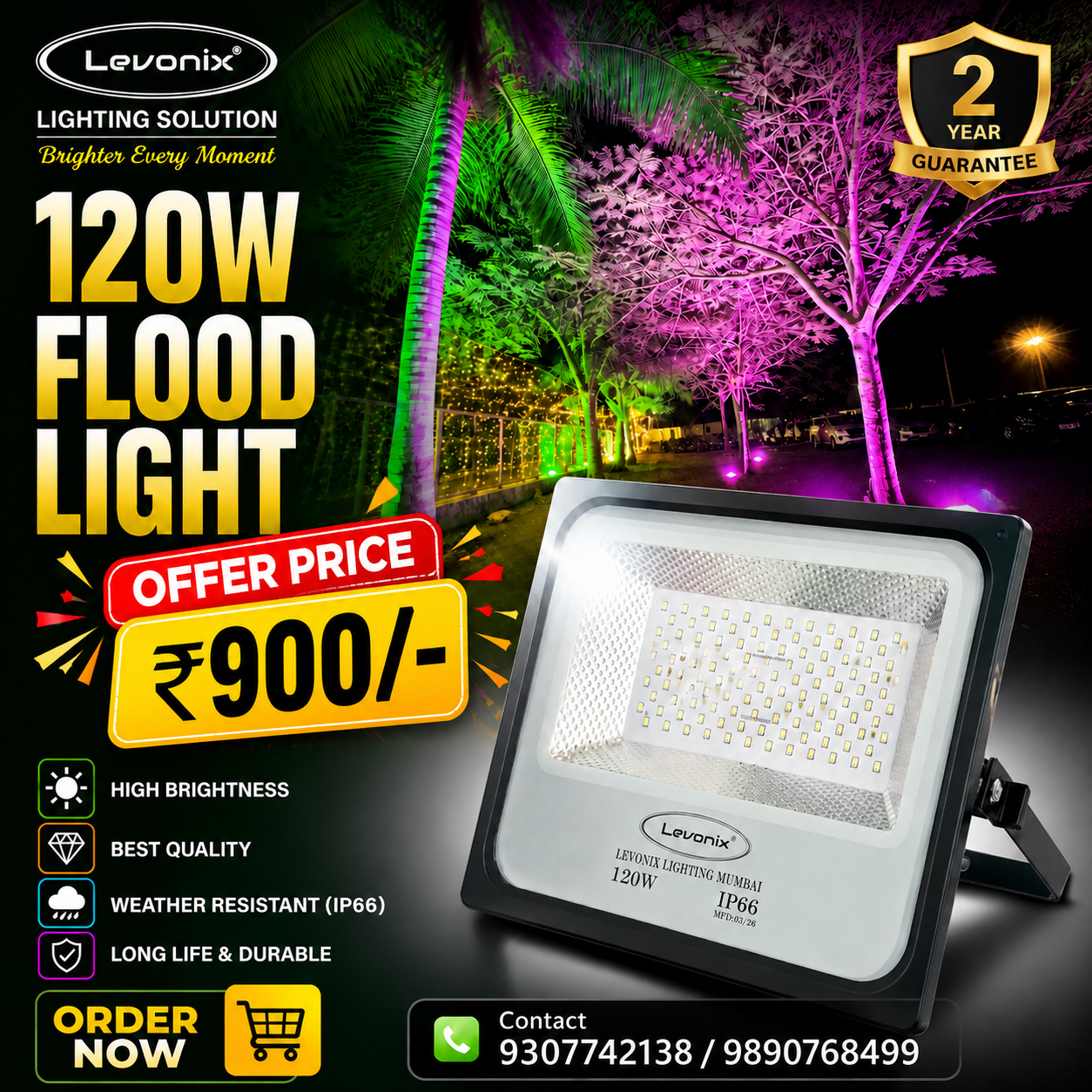120W Unique Flood Light