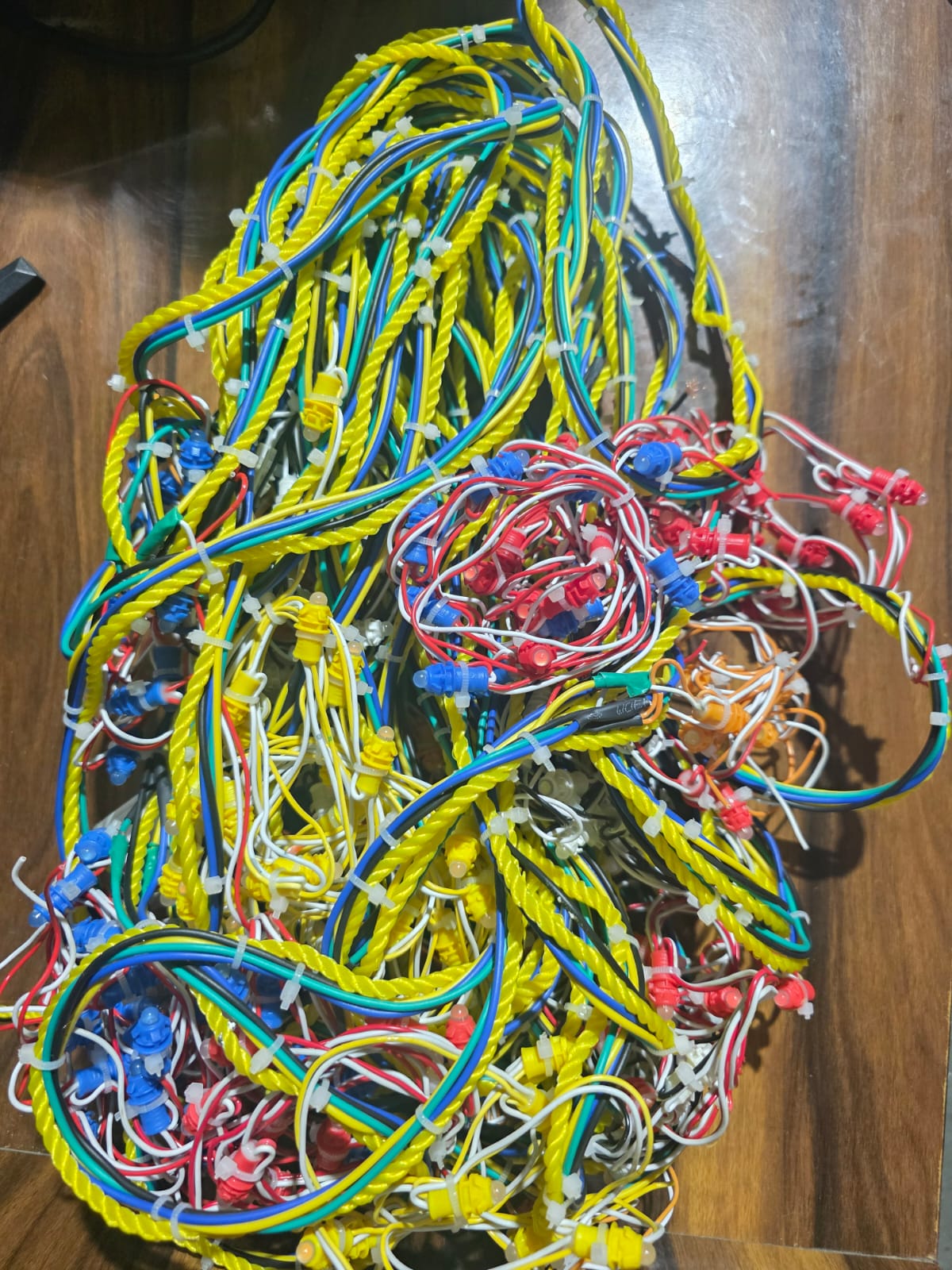 4x50 Feet Jhalar Light 12V Pixel Steady (Stop ) Mode 1feet Gap