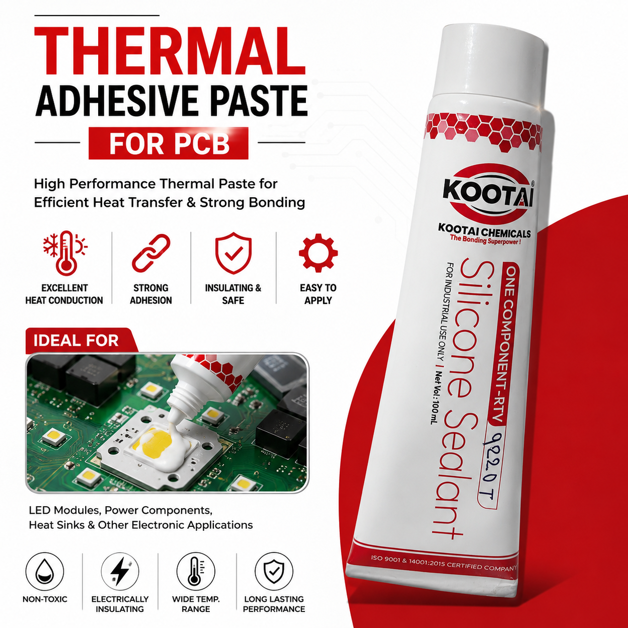 Adhesive Thermal Paste For Pcb